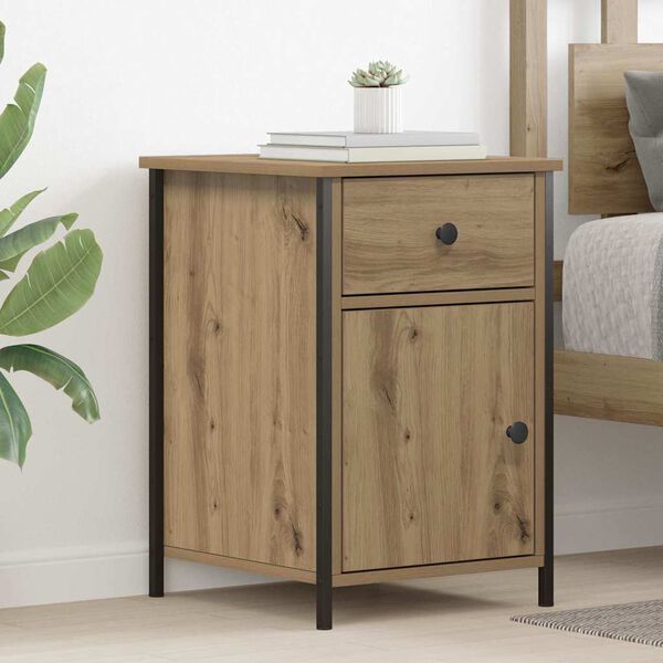 vidaXL Nachttisch Artisan-Eiche 40 x 42 x 60 cm Holzwerkstoff