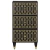 vidaXL Beistellschrank 40x33x75 cm Massivholz Mango