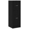 vidaXL Apothekerschrank Schwarze Eiche 40 x 41 x 118 cm Holzwerkstoff