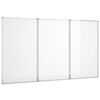 vidaXL Magnetisches Whiteboard Klappbar 180x100x1,7 cm Aluminium