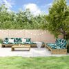 vidaXL 6-tlg. Garten-Lounge-Set mit Kissen Impr&auml;gniertes Kiefernholz