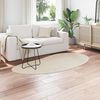vidaXL Bereichsteppiche HUARTE Beige 100 x 200 cm Polyester