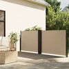 vidaXL Seitenmarkise Ausziehbar Beige 140x1200 cm