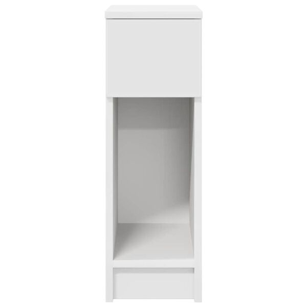 vidaXL Nachttisch mit Schublade Wei&szlig; 20x36x60 cm