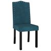 vidaXL Esszimmerst&uuml;hle 6 Stk. Blau Samt