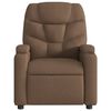 vidaXL Massagesessel Braun Stoff