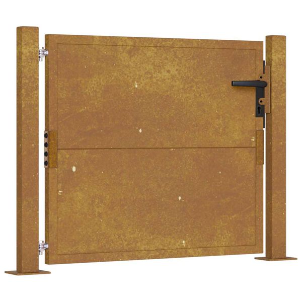 vidaXL Gartentor 100x100 cm Cortenstahl