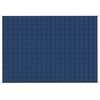 vidaXL Gewichtsdecke Blau 138x200 cm 6 kg Stoff