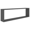 vidaXL W&uuml;rfelregale 6 Stk. Grau 100x15x30 cm Holzwerkstoff