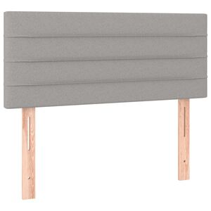 vidaXL Kopfteil Dunkelgrau 80 x 5 x 118/128 cm Stoff