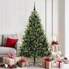 vidaXL K&uuml;nstlicher Klapp-Weihnachtsbaum mit 300 LEDs Gr&uuml;n 180 cm