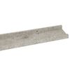 vidaXL Wandregale 2 Stk. Betongrau 100x9x3 cm