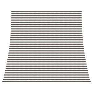vidaXL Sonnensegel Hellgrau und Wei&szlig; 4 / 5 x 4 m HDPE