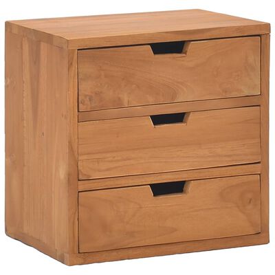 vidaXL Nachttisch 40x30x40 cm Teak Massivholz