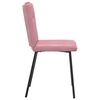 vidaXL Esszimmerst&uuml;hle 6 Stk. Rosa Samt