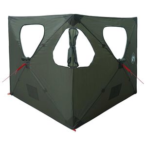 vidaXL Huntingzelt Olivegr&uuml;n 145 x 145 x 150 cm Polyester und Stahl