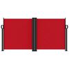 vidaXL Seitenmarkise Ausziehbar Rot 120x1200 cm