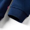 Kinder-Sweatshirt Marineblau 116
