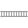 vidaXL Dachschneeschild Anthrazit 100 x 2,5 x 20 cm Stahl