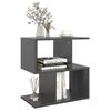 vidaXL Nachttische 2 Stk. Grau 50x30x51,5 cm Holzwerkstoff