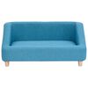 vidaXL Hundesofa T&uuml;rkis 85x50x39 cm Leinen