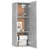 vidaXL TV-Schrank Betongrau 30,5x30x90 cm Holzwerkstoff