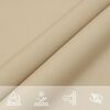 vidaXL Sonnensegel Oxford-Gewebe Dreieckig 4x4x4 m Beige