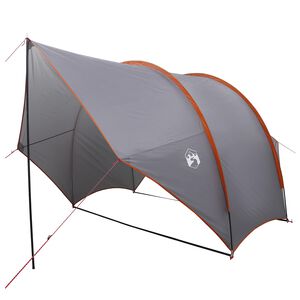 vidaXL Heck-Awnings wasserfest 405 x 280 x 220 cm Grau und Orange