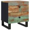 vidaXL Nachttisch 40x33x46 cm Altholz Massiv