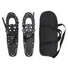 vidaXL 3 in 1 Schneeschuhe Schwarz 78,5 x 22 cm Aluminium und HDPE