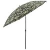 vidaXL Angel-Regenschirm Tarnung 220 x 193 cm Oxford-Polyester