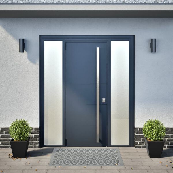 vidaXL Pflanzk&uuml;bel 2 Stk. Schwarz 30x30x30 Stahl