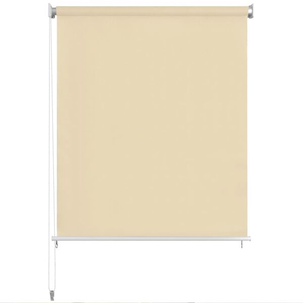 vidaXL Au&szlig;enrollo 180 x 230 cm Cremewei&szlig;