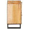 vidaXL Nachttisch Natur 50 x 33 x 60 cm Massivholz Mango