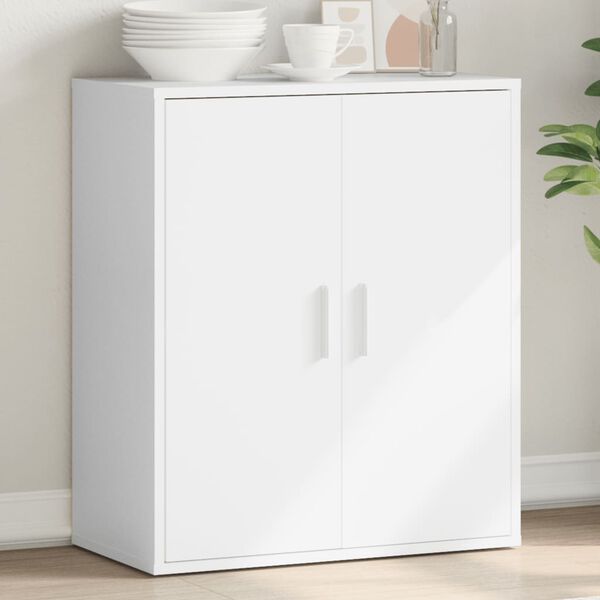 vidaXL Sideboard Wei&szlig; 79x38x80 cm Holzwerkstoff