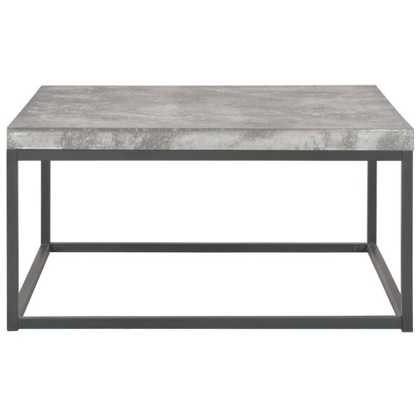 vidaXL Couchtisch 75&times;75&times;38 cm Betonoptik
