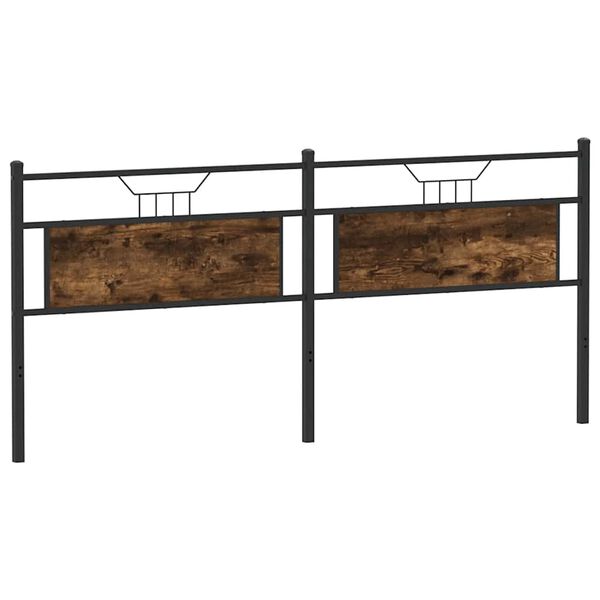 vidaXL Ersatz-Kopfteil R&auml;uchereiche 193 cm Holzwerkstoff und Stahl
