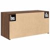 vidaXL Bad-Wandschrank Braun Eichen-Optik 60x25x30 cm Holzwerkstoff
