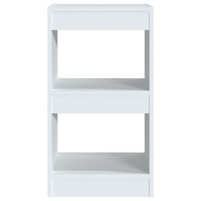 vidaXL Bücherregal/Raumteiler Weiß 40×30×72cm