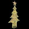 vidaXL Weihnachtsbaum mit 240 LEDs Warmwei&szlig; 180 cm PET