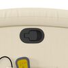 vidaXL Massagesessel Creme Kunstleder