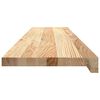 vidaXL Treppenstufen 8 Stk. Unbehandelt 110x25x2 cm Massivholz Eiche