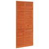 vidaXL Scheunent&uuml;r Wachsbraun 100 x 2,5 x 208 cm Massives Kiefernholz