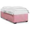 vidaXL Bettgestell Rosa 90x200 cm Samt