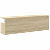 vidaXL Wandschrank 100x20x30 cm Sonoma-Eiche Holzwerkstoff