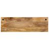 vidaXL Wandgarderobe mit 5 Haken Massivholz Mango
