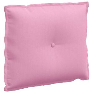 vidaXL R&uuml;ckenkissen Rosa 60 x 19 x 50 cm Stoff