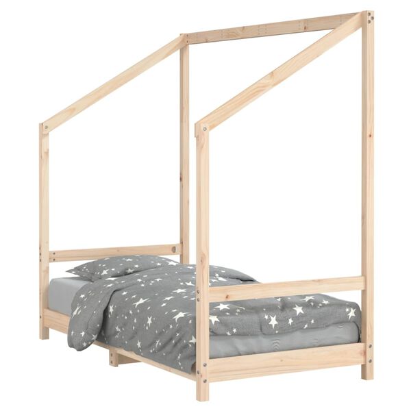 vidaXL Kinderbett 80x160 cm Massivholz Kiefer