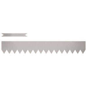 vidaXL Raseneinfassung 10 stk. 100 x 0,05 x 15 cm Rostig