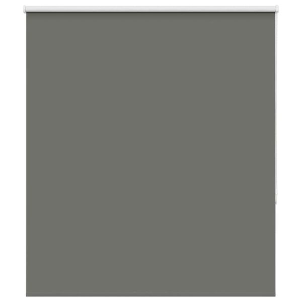 vidaXL Verdunkelungsrollo Grau 125x130cm Stoffbreite 121,6cm Polyester